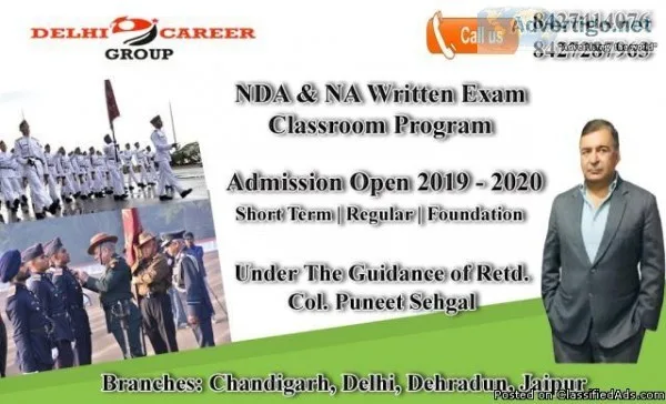 NDA Coaching Classes in Chandigarh
