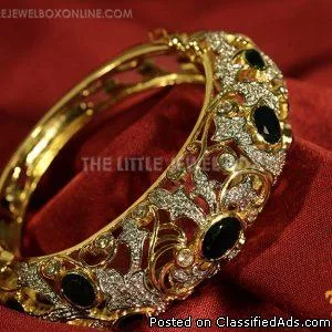 Buy Gold Bangles for Women Online  The Little Jewel Box