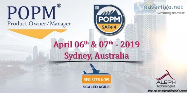 Product OwnerManager(POPM&r eg)Sydney Australia