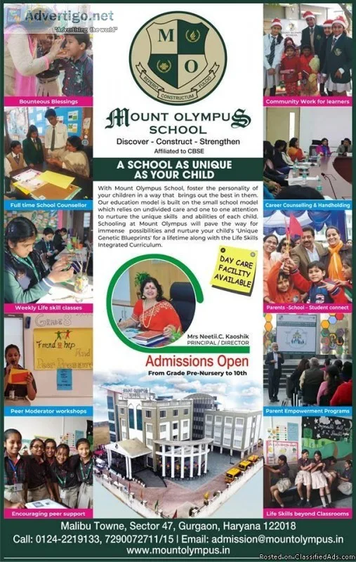 Mount Olympus  Morden School in Gurgaon