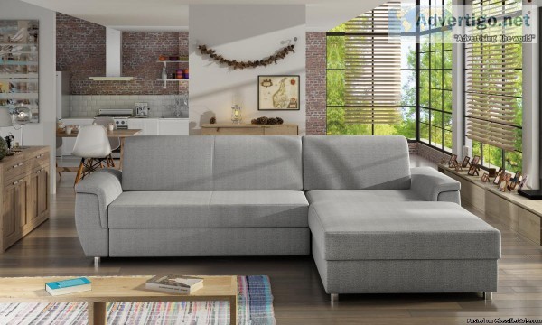 Gorgeous sectional with fold-out bed