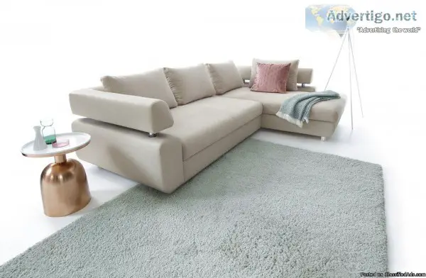 New corner sofa with adjustable armrests