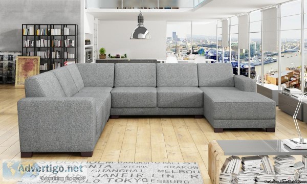 New simply designed u-shaped sofa