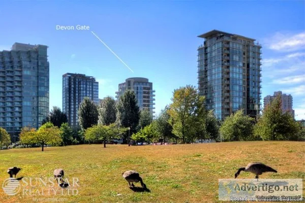 West End 1400sf 2 Bed  Den w Partial Water View  Devon Gate