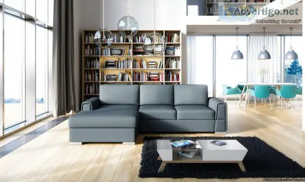 Simply designed sofa sectional
