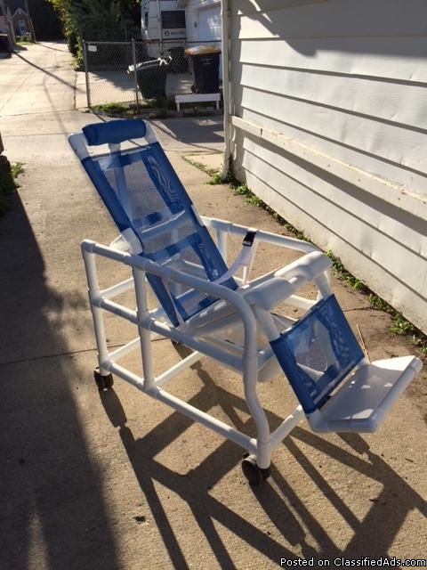 Plastic wheelchair