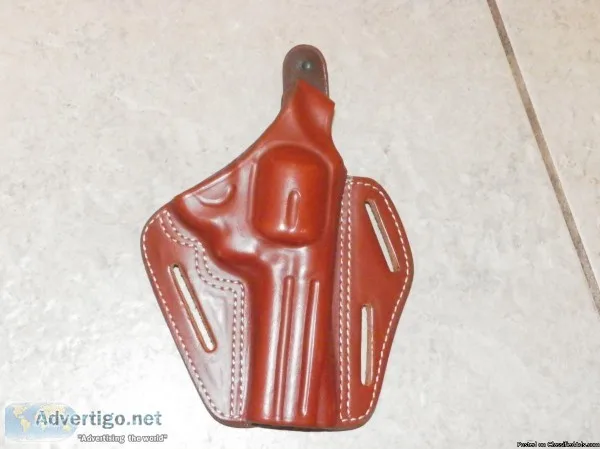 LEATHER HOLSTER TO FIT COLT TROOPER REVOLVER