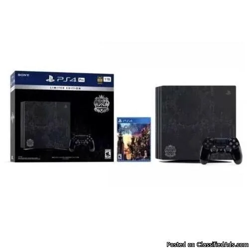 PS4 Pro 1TB Kingdom Hearts 3 III Limited Edition Console