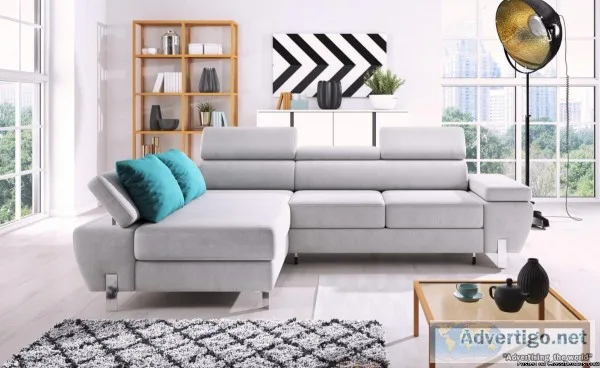 New sofa with adjustable headrests