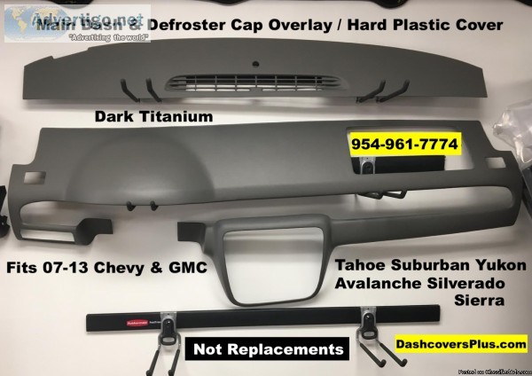 Chevy GMC Dash Cap Pad Overlay Hard Plastic Cover