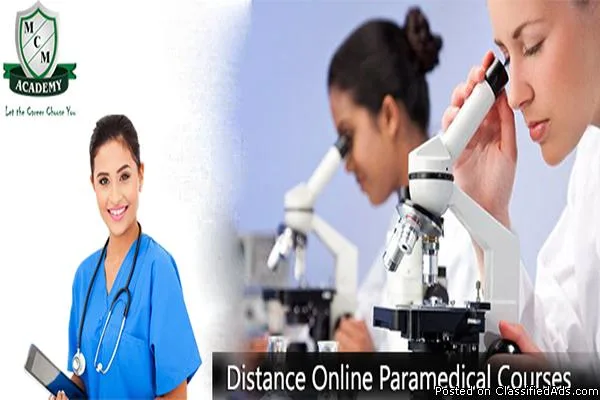 Distance Online Paramedical Courses Admission Open