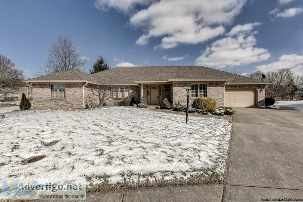 Custom Full Brick Ranch 7625 Teasel Ct Indianapolis IN 46237
