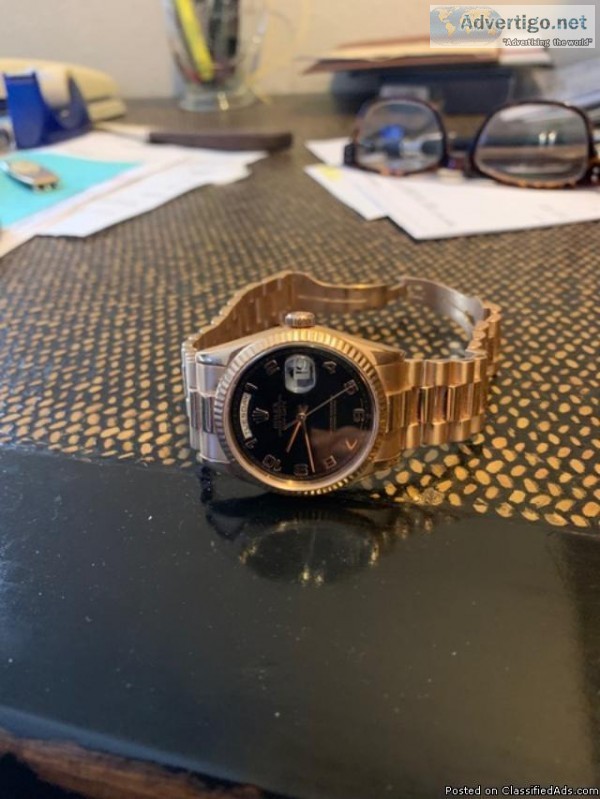 ROLEX ROSE 18K SOLID GOLD