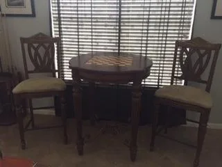 Game Tale with Bar Stools