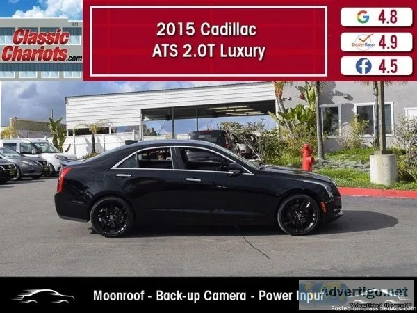 Used 2015 Cadillac ATS 2.0T Luxury for Sale in San Diego - 19250