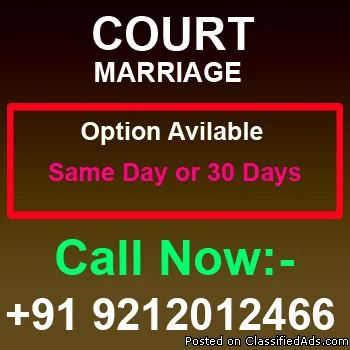 Same Day Court Marriage in Delhi NCR