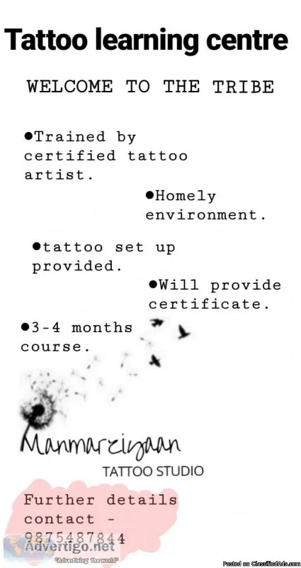 Tattoo learning classes