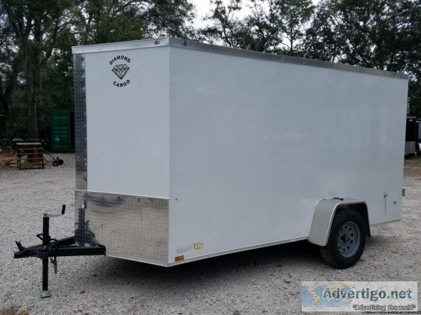 6 x 12 Enclosed Cargo Trailer WV-nose - 70885