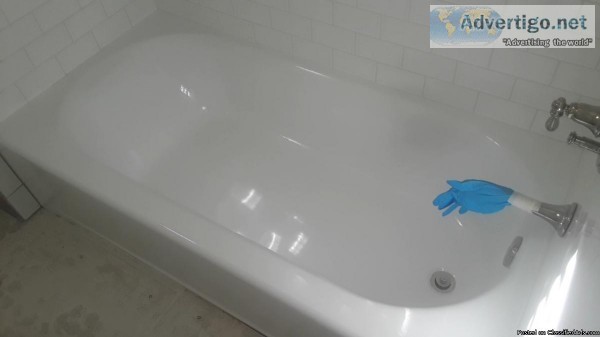 Worn Discolored or Damaged Bathtub
