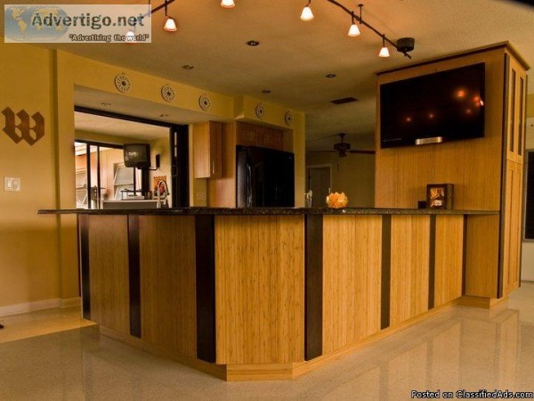 Go green bamboo kitchen cabinet doors St Pete FL