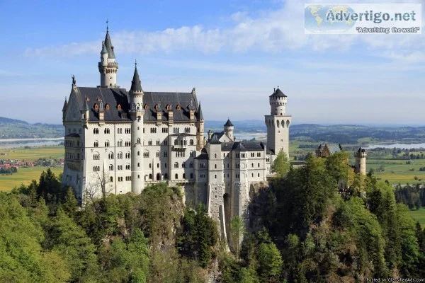 germany castle  neuschwanstein  bavaria  1880s