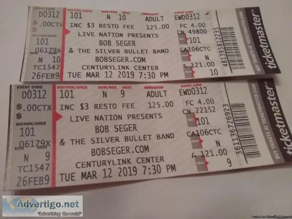 BOB SEGER 31219 SHREVEPORT