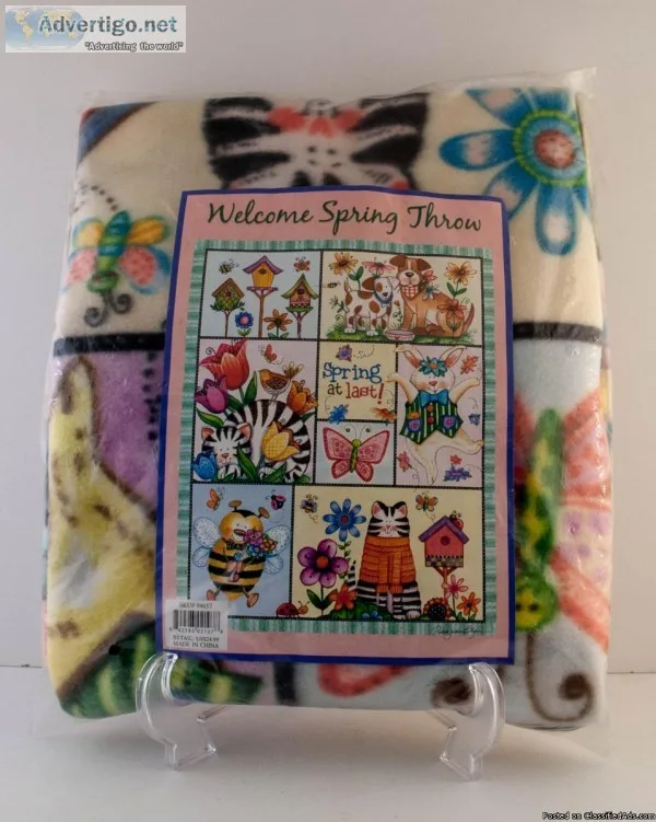 Spring Fleece Blanket