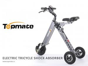 Topmate Electric Tricycle with Shock Absorber