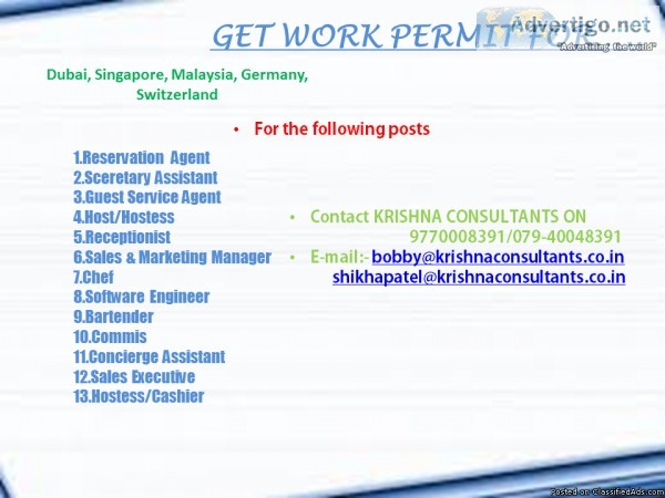GET WORK PERMIT FOR...