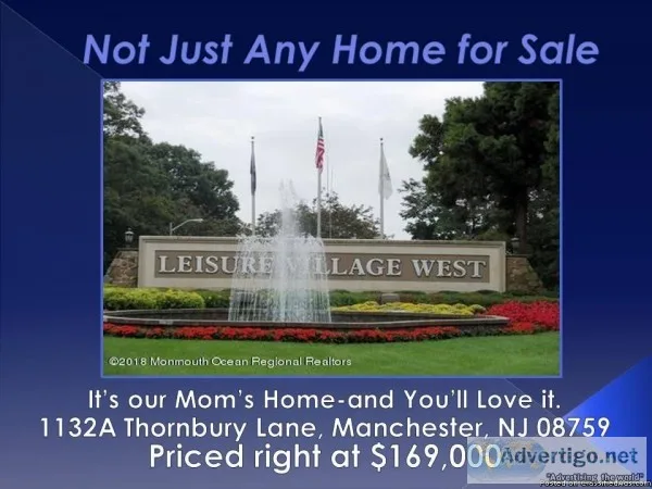 Our Mom s Home is For Sale