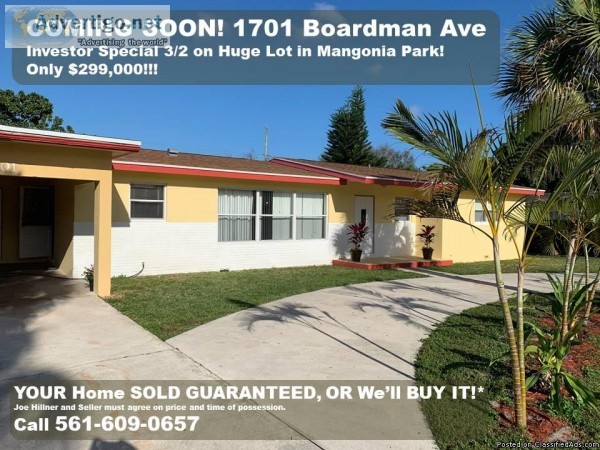 Investor Special 32 on Huge Lot in Mangonia Park