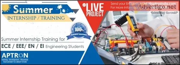 Summer Training in Noida 2019 for B.Tech Students- APTRON