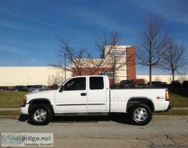 2004 GMC Sierra 1500 Z71 White Pickup