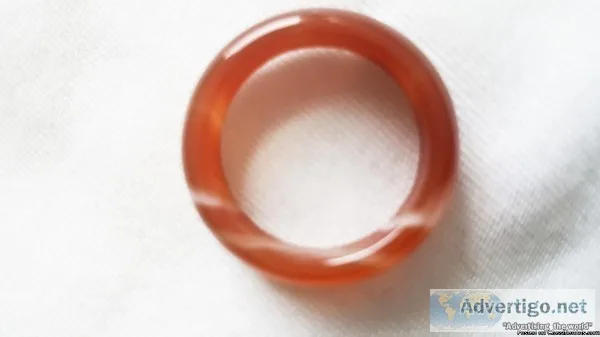 Banded Carnelian Ring