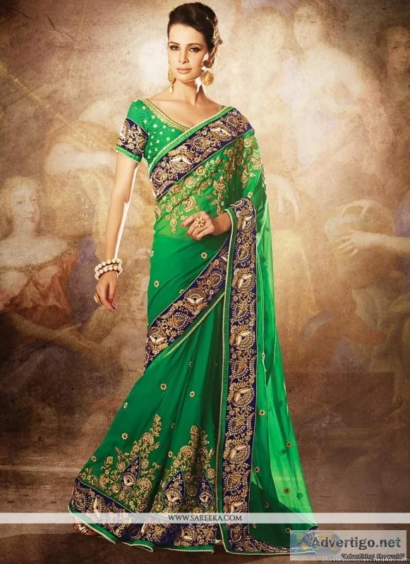 Buy Embroidery Designer Saree For Women  Fashionmozo
