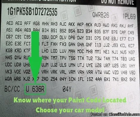 How to Find Exact Paint Code of Your Car