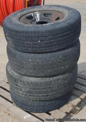 (4) RIMS WTIRES (LOCATED IN COLTON CA)