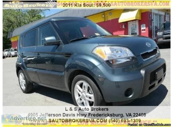 2011  KIA  SOUL  4DR WAGON 4A