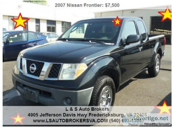 2007 NISSAN FRONTIER XE4DRKING CAB