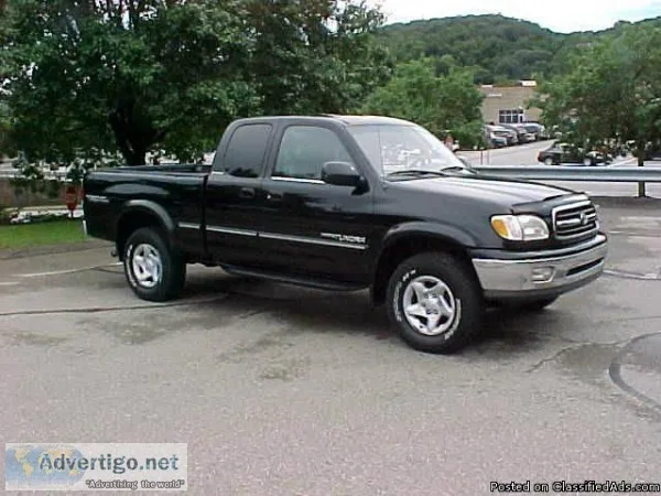 2002 Toyota Tundra Black Pickup Truck