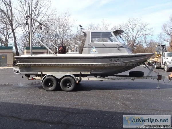 1988 Almar Aluminum Boat and Calkins Trailer