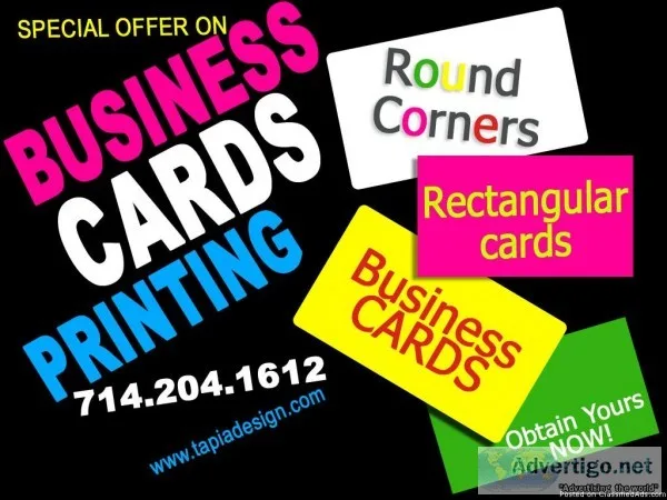 Business Cards printing in Anaheim