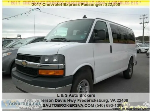 2017 CHEVROLET EXPRESS PASSANGER VAN