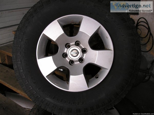 4 16 inch nissan wheels and tires  wheels shipping atlanta