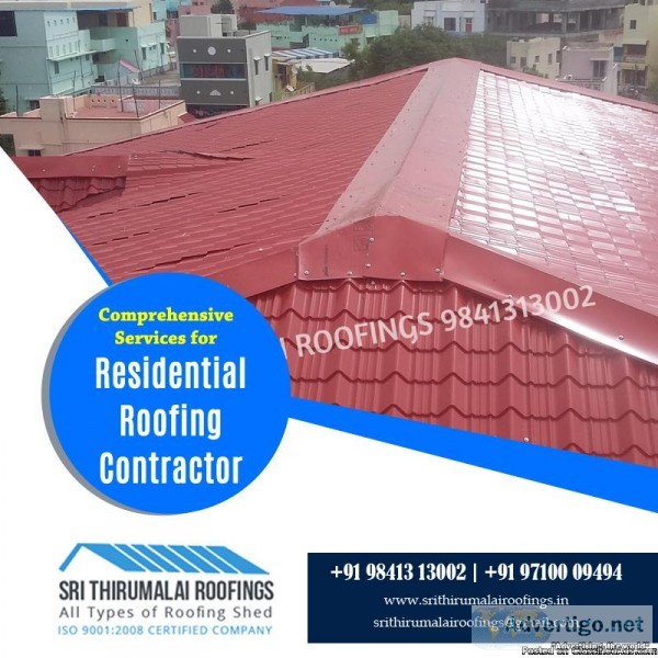 Residential Roofing Contractor Companies in Chennai