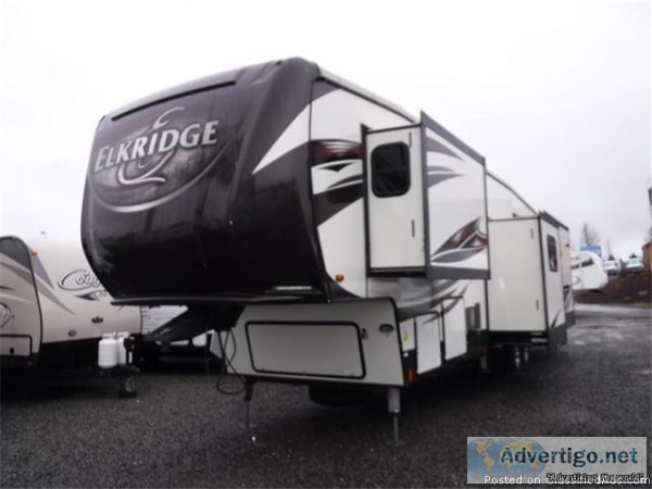 2017 Elkridge 39MBHS Quad Slide Bunks 5th Wheel