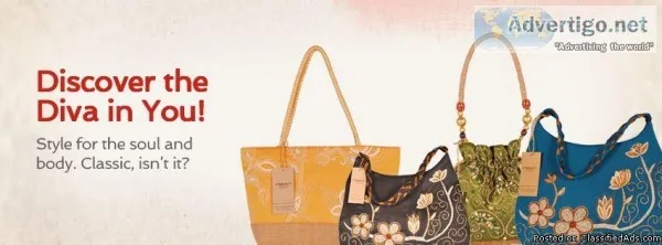 Shop Superb Quality of Designer Silk Handbag Online India