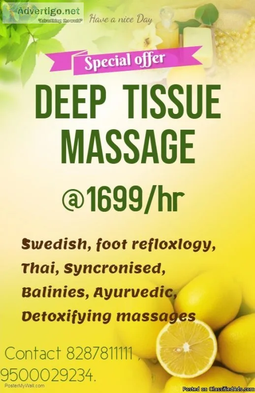 Body massages  1699hr