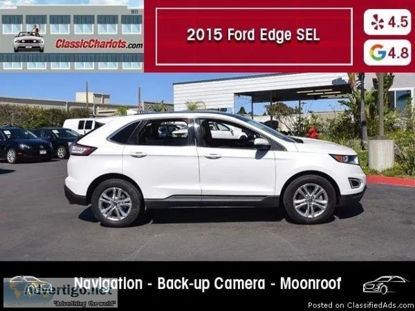 USED 2015 Ford Edge SEL for sale in San Diego 18276