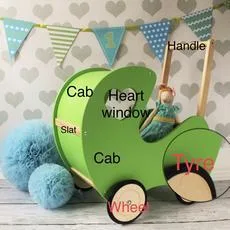 Shop handmade wooden stroller at best price from BabyUniqueCorn